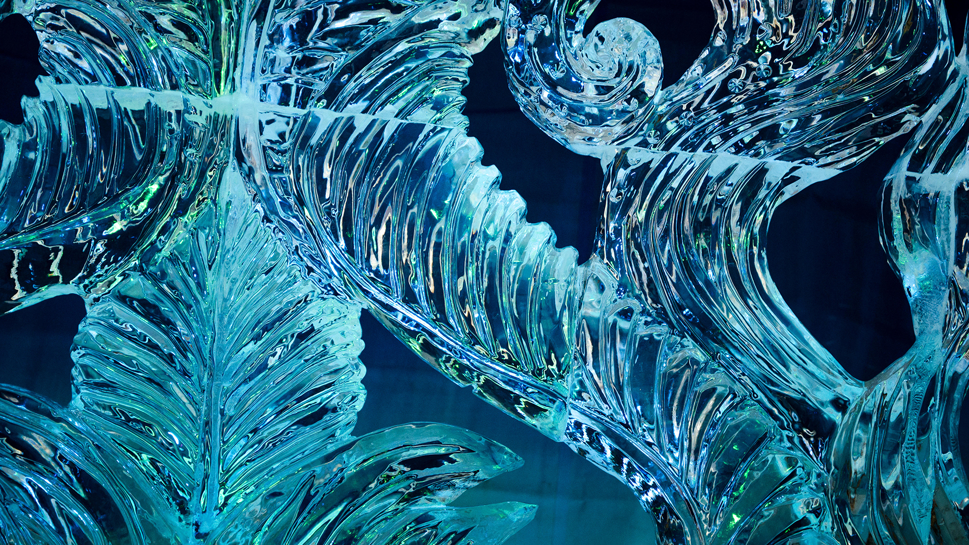 冰雪节上的冰雕艺术作品,加拿大渥太华 (© S. Garcia Cournoyer/Alamy)